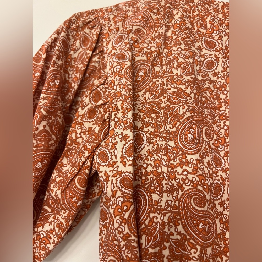 Anthropology wrap shirt